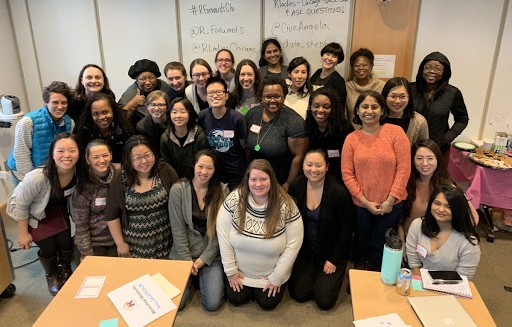 Group photo of women at the Chicago package development workshop